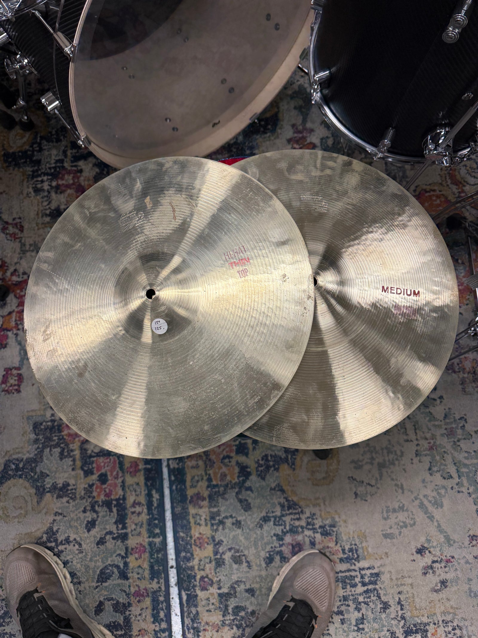 Ludwig Standard by Paiste 15” hi hats Artist Owned