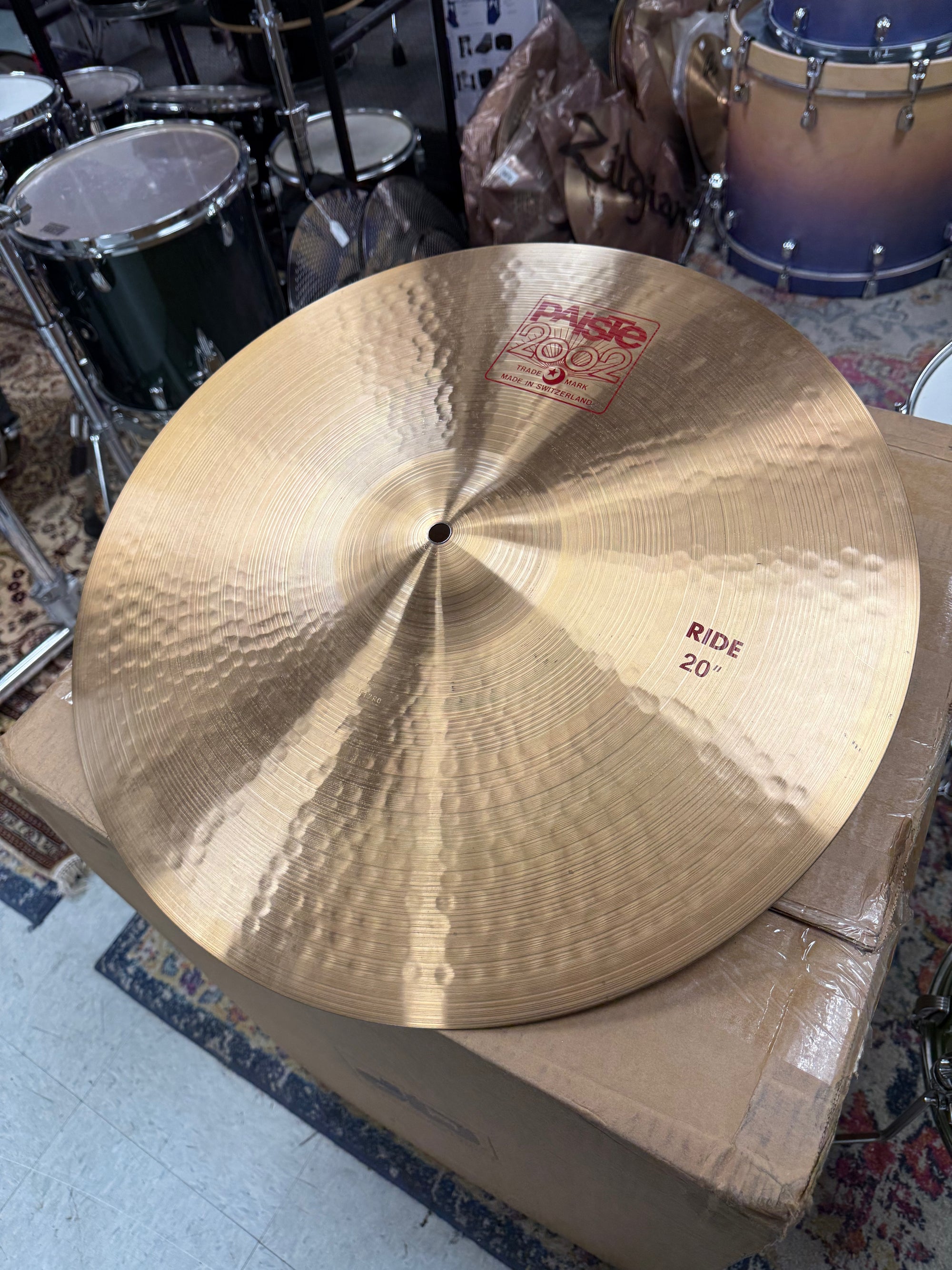 Paiste 20” 2002 Ride cymbal