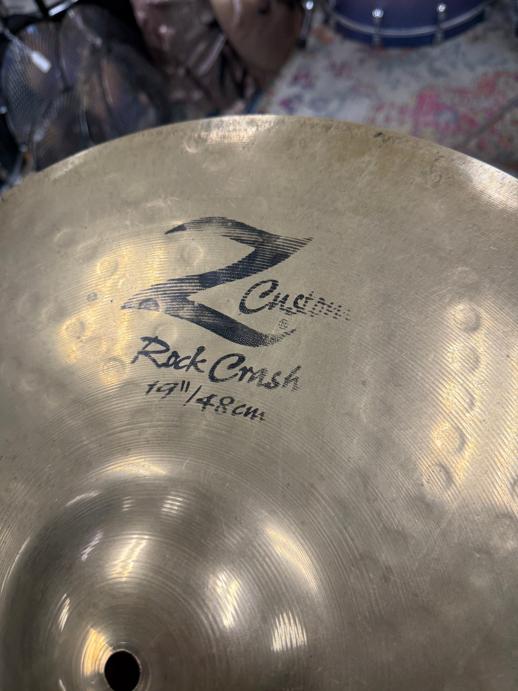 Zildjian 19” Z custom rock crash cymbal