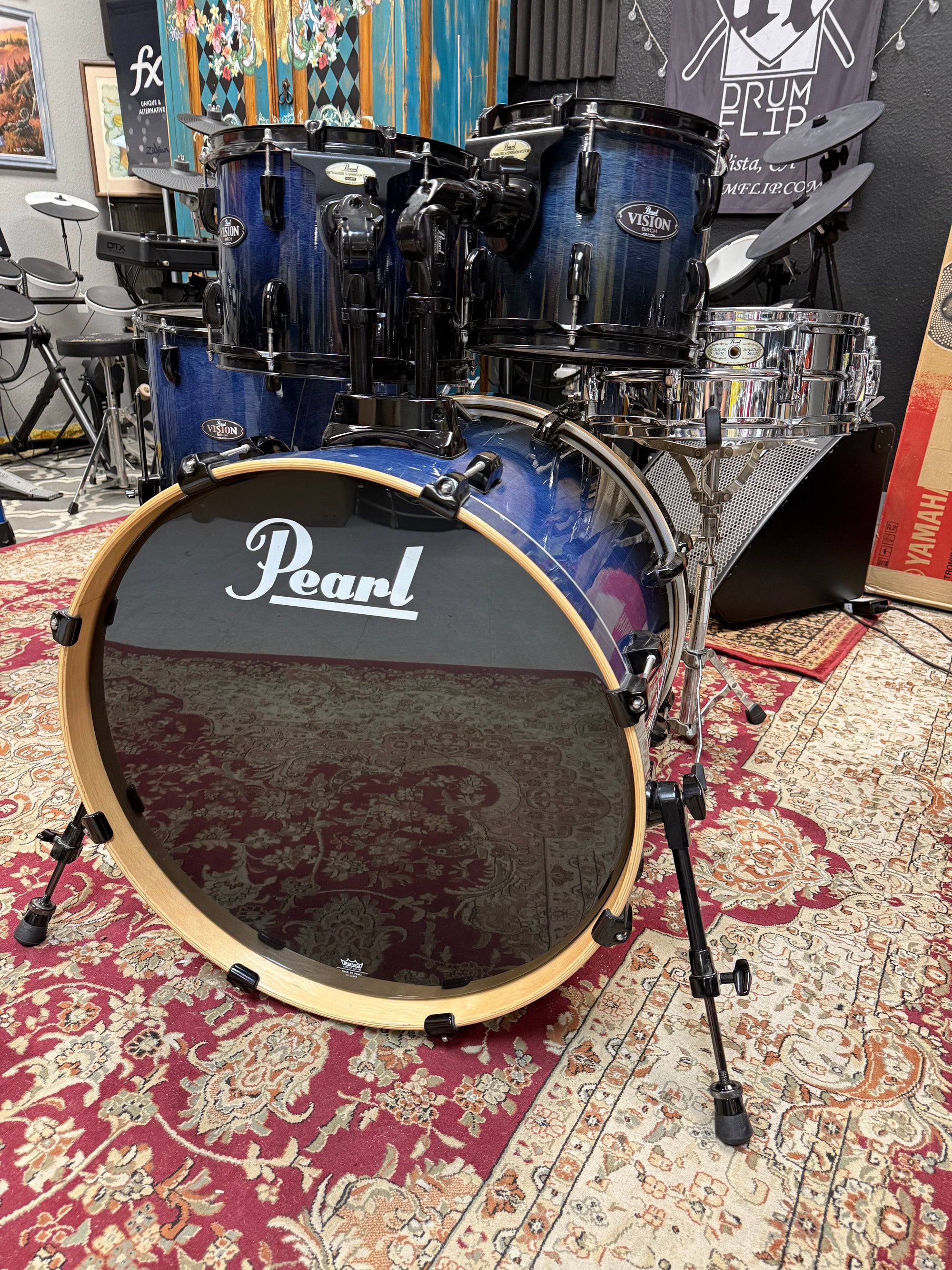 Pearl Vision Birch 5pc Drum Set