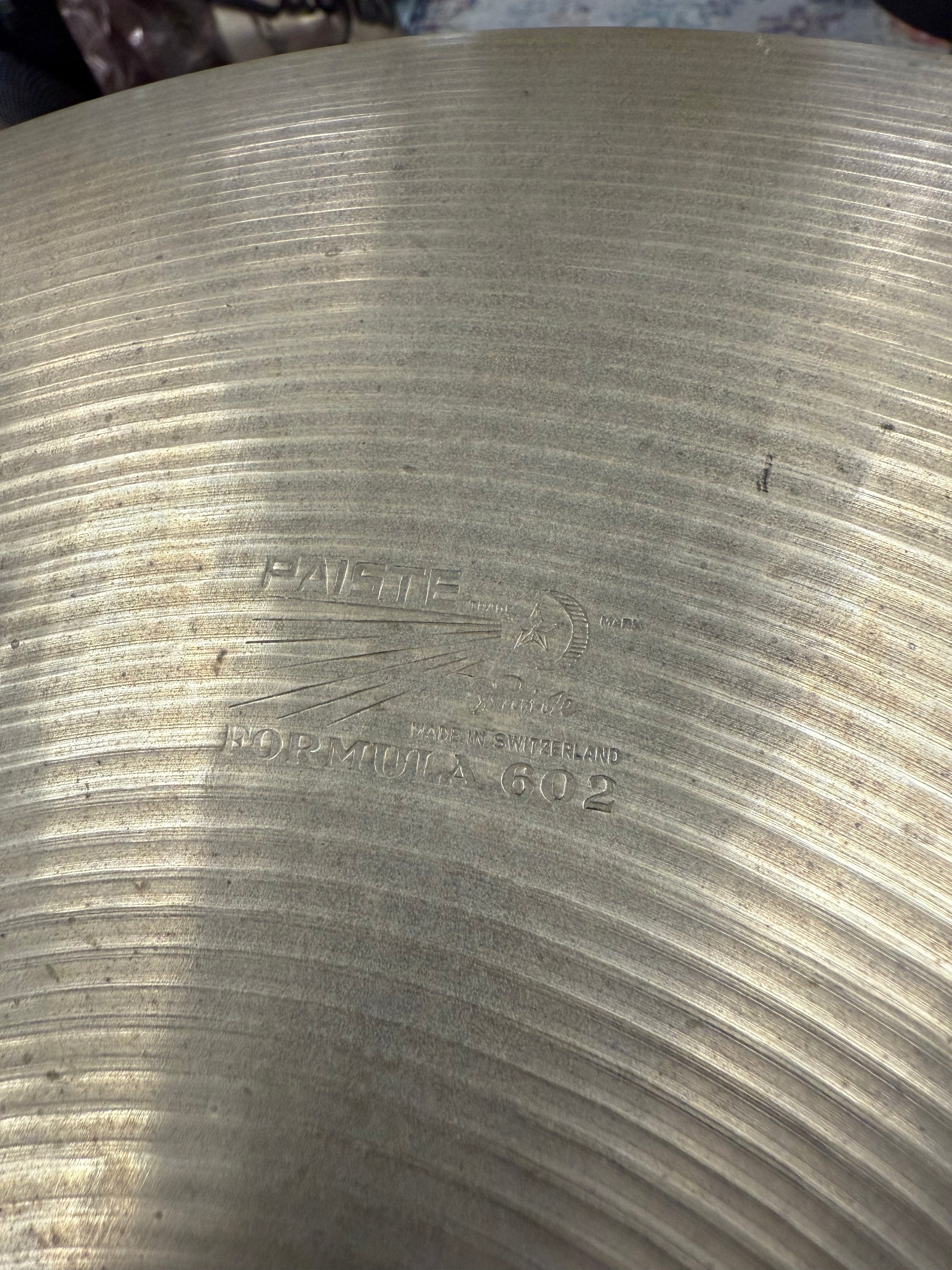 Paiste 18” Formula 602 cymbal