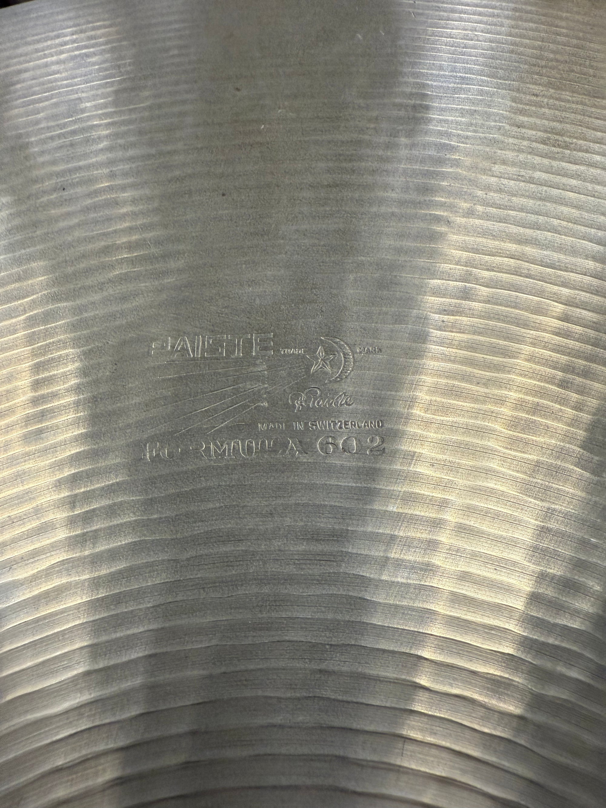 Paiste Formula 602 20” Ride Cymbal Cracked