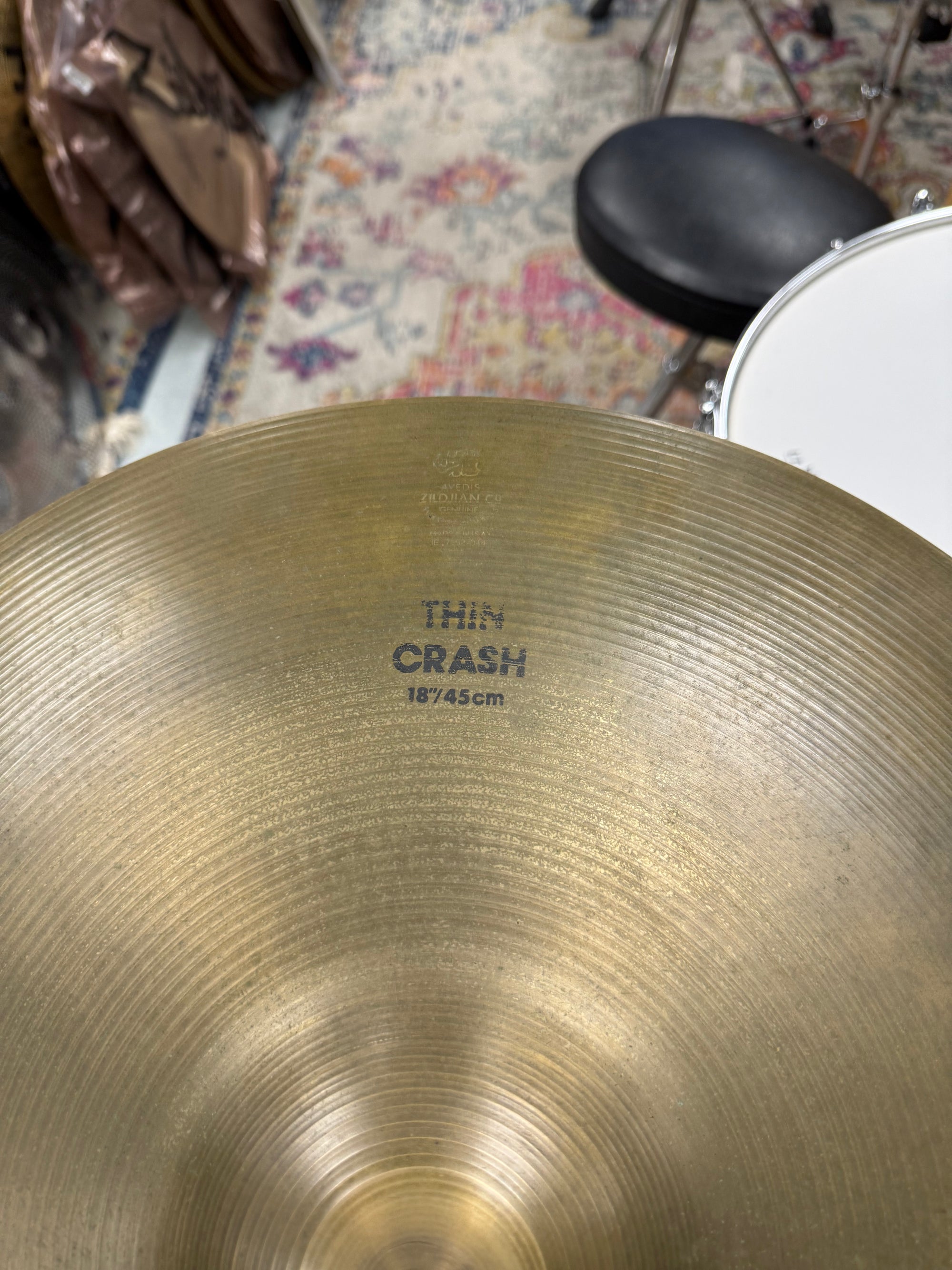 Zildjian 18” Thin Crash Cymbal