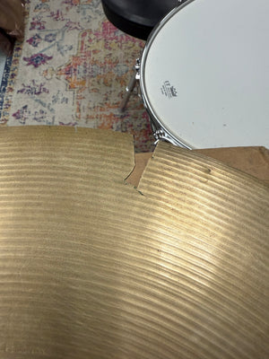 Paiste Formula 602 20” Ride Cymbal cracked