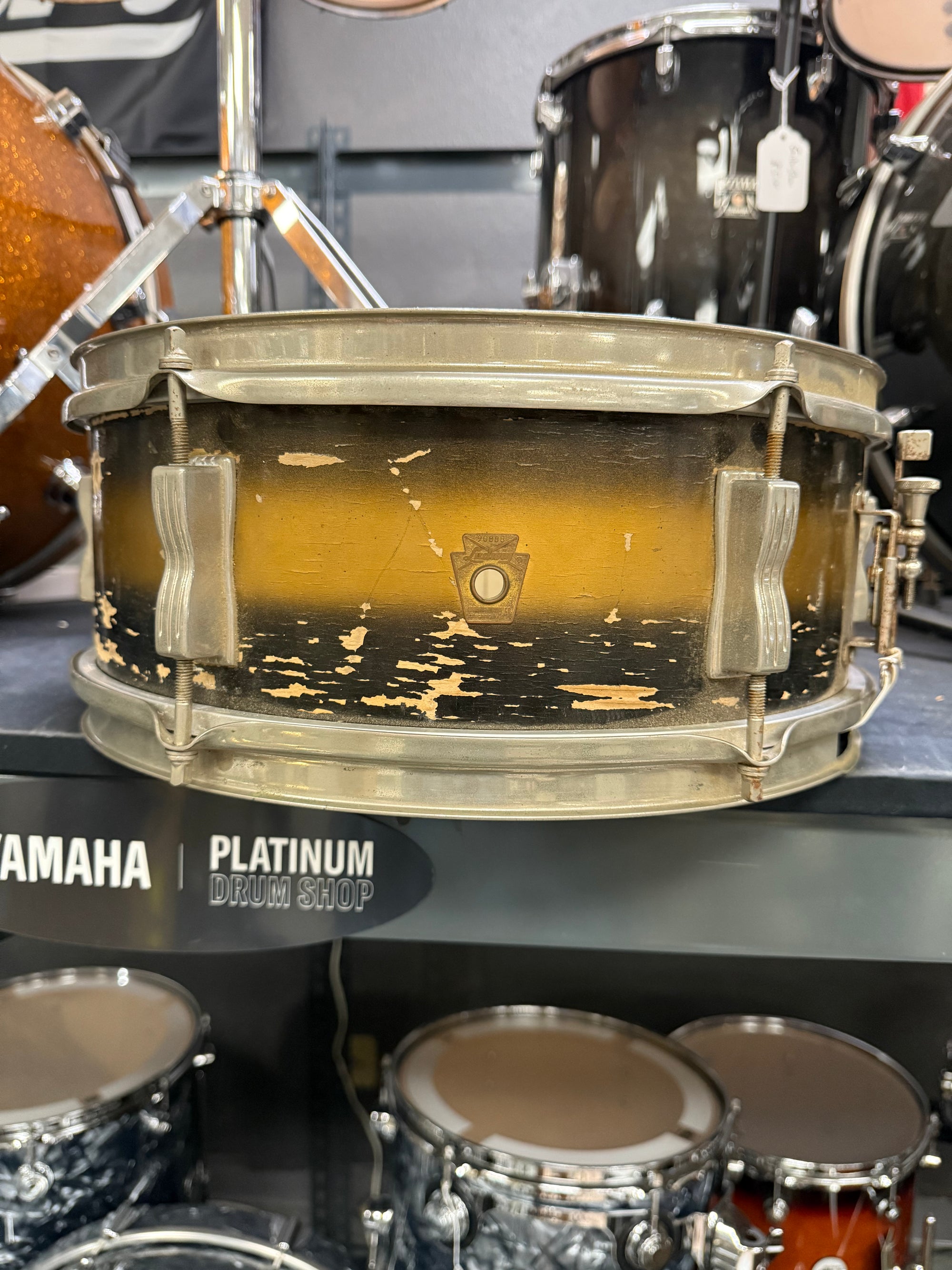 Ludwig Black Gold Duco 14x5” Pioneer Snare Drum