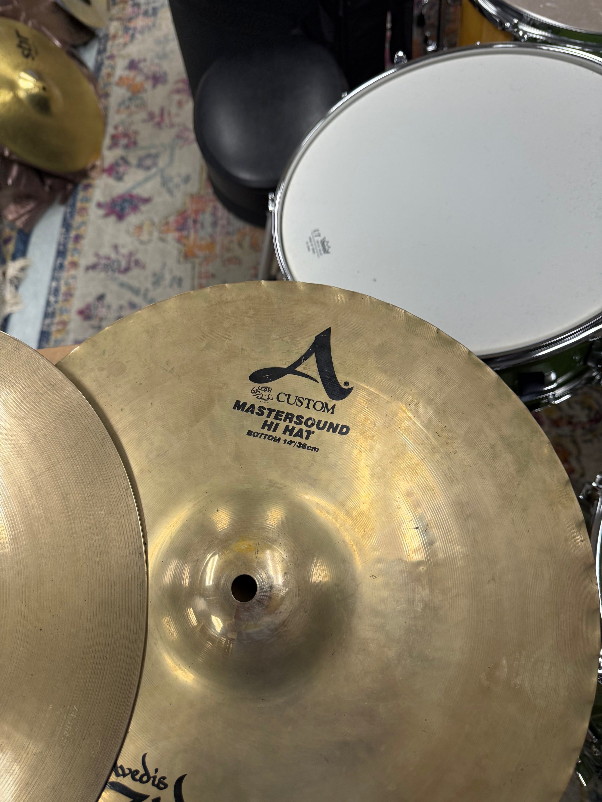 Zildjian 14” A Custom Mastersound Hi hats