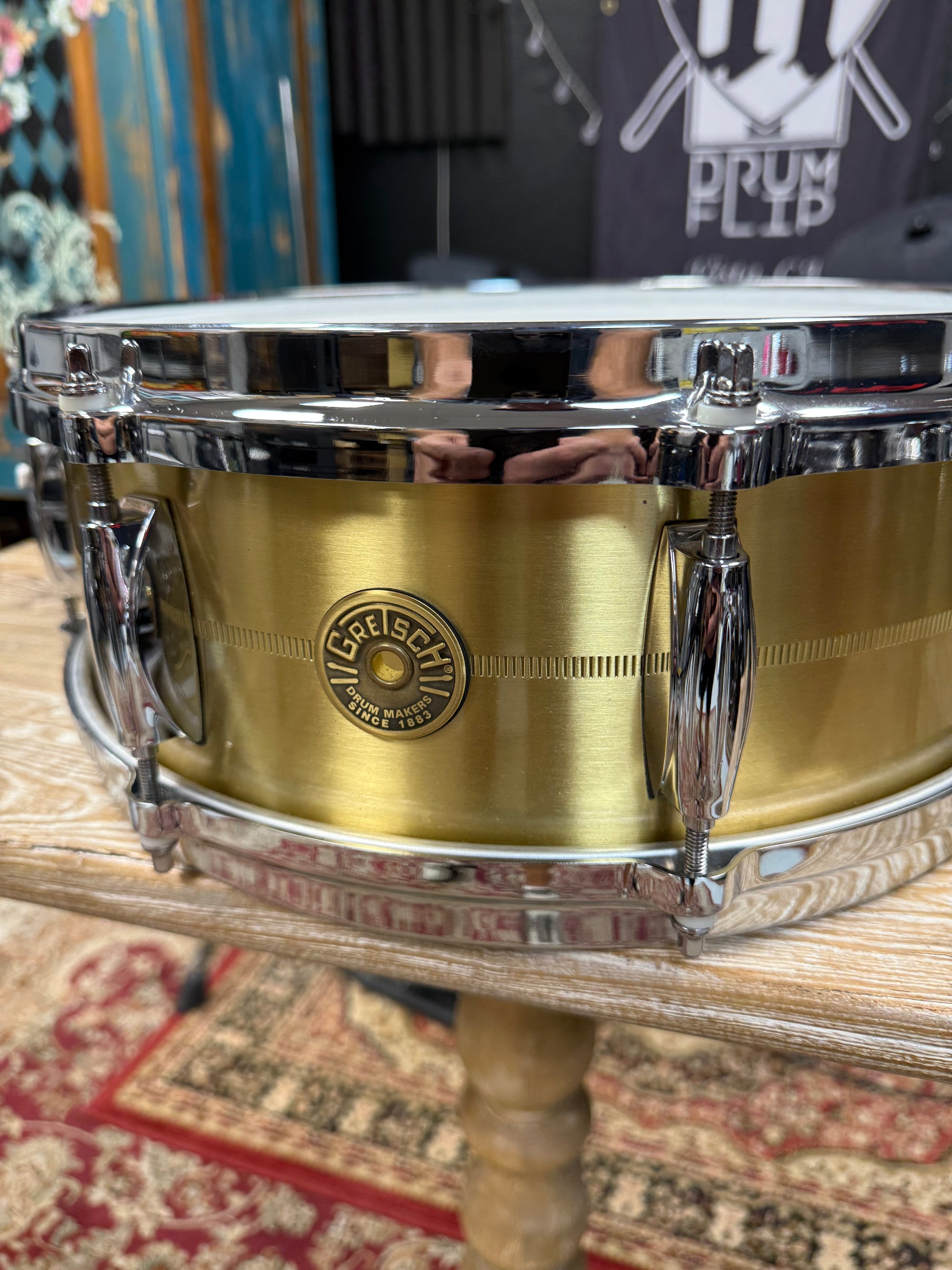 Gretsch USA 14x5” Bell Brass Snare Drum 14x5”