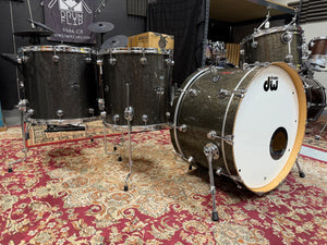 DW Performance 4pc Pewter Sparkle Drum Set