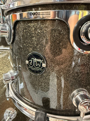 DW Performance 4pc Pewter Sparkle Drum Set