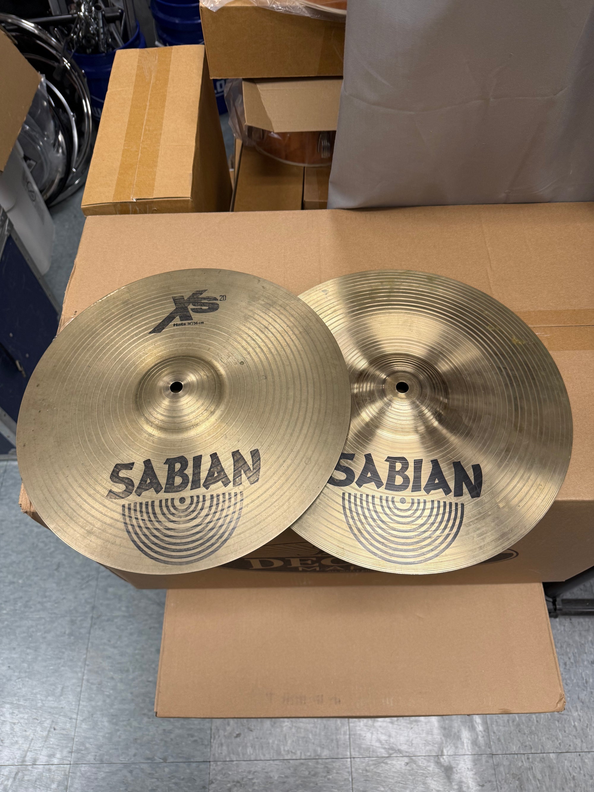 Sabian XS20 14” hi hats