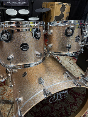 DW Performance 4pc Bermuda Sparkle Drum Set