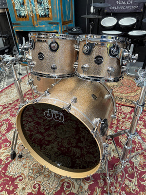DW Performance 4pc Bermuda Sparkle Drum Set