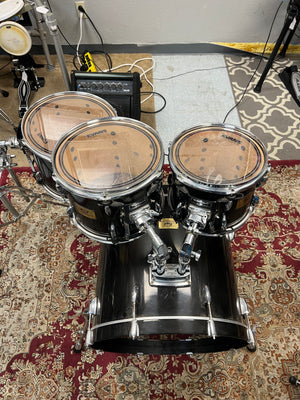 Pearl Session Custom Transparent Black 4pc Drum Set