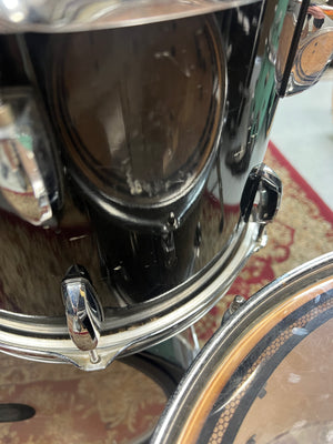 Pearl Session Custom Transparent Black 4pc Drum Set