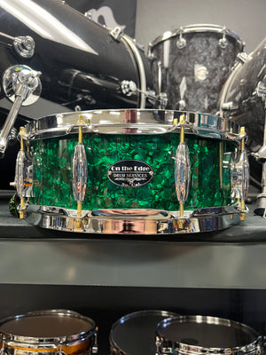 On The Edge 14x5” Green Pearl Snare Drum