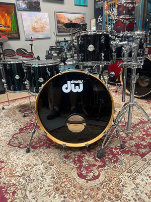 PDP Platinum 4pc Black Mirra Sparkle Drum Set