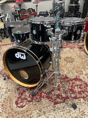 PDP Platinum 4pc Black Mirra Sparkle Drum Set