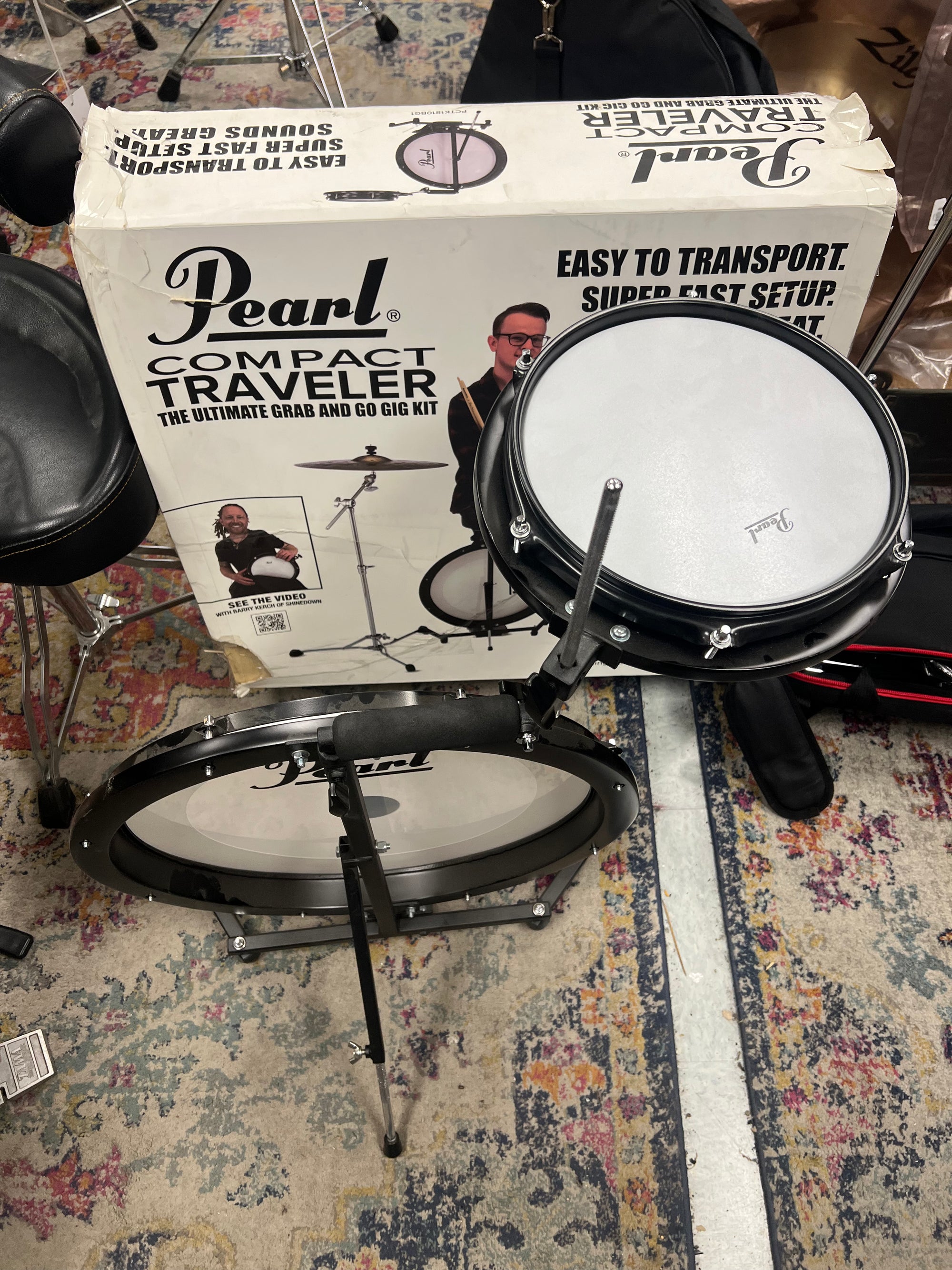 Pearl Compact Traveler Drum Set