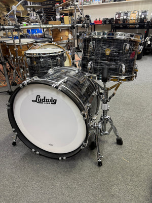 Ludwig Legacy Mahogany 3pc Vintage Black Oyster 3pc