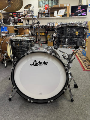 Ludwig Legacy Mahogany 3pc Vintage Black Oyster 3pc
