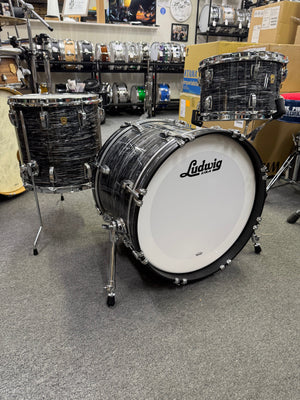 Ludwig Legacy Mahogany 3pc Vintage Black Oyster 3pc