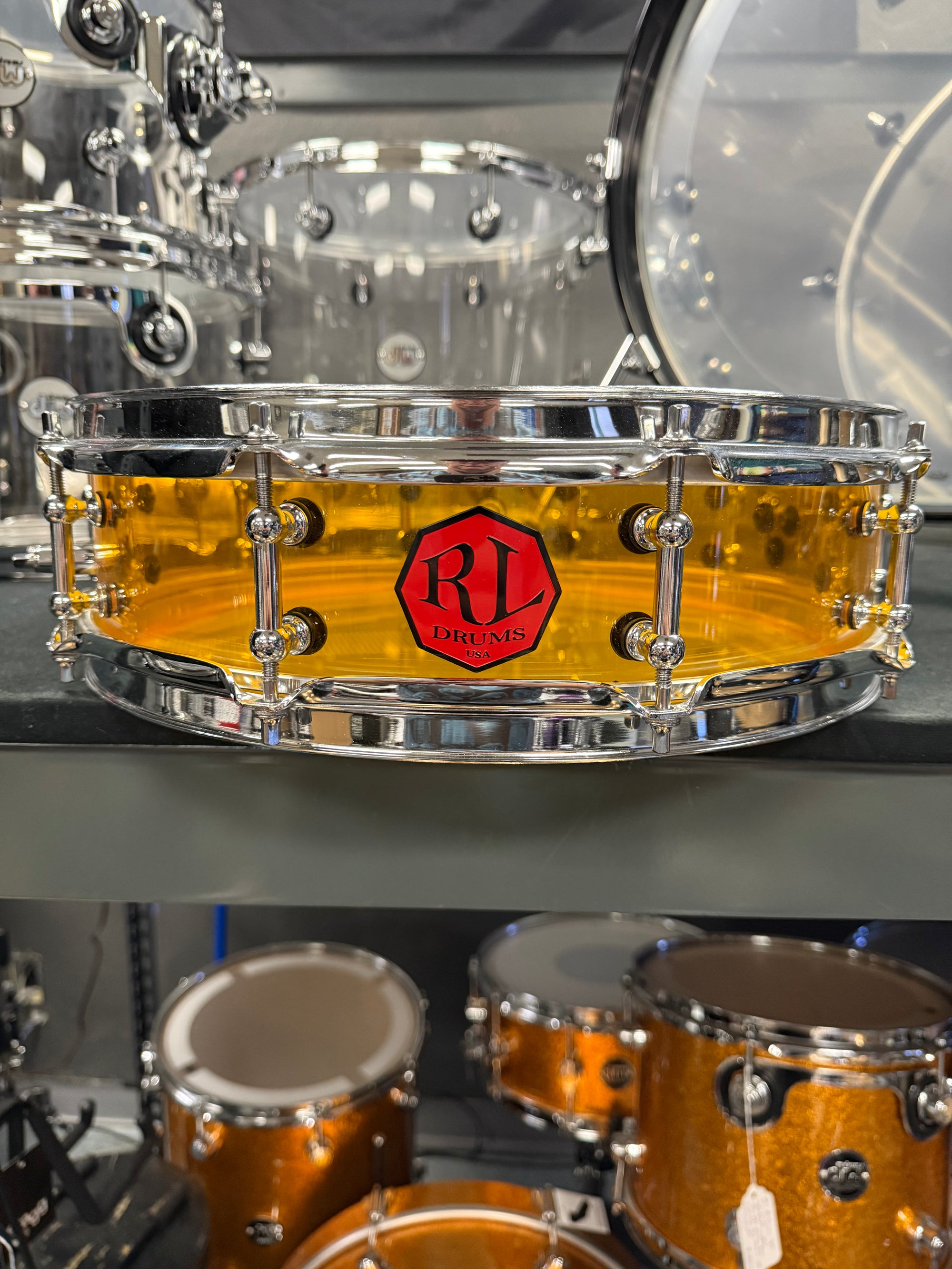 RL Drums 14x3.5” Acrylic Snare Drum