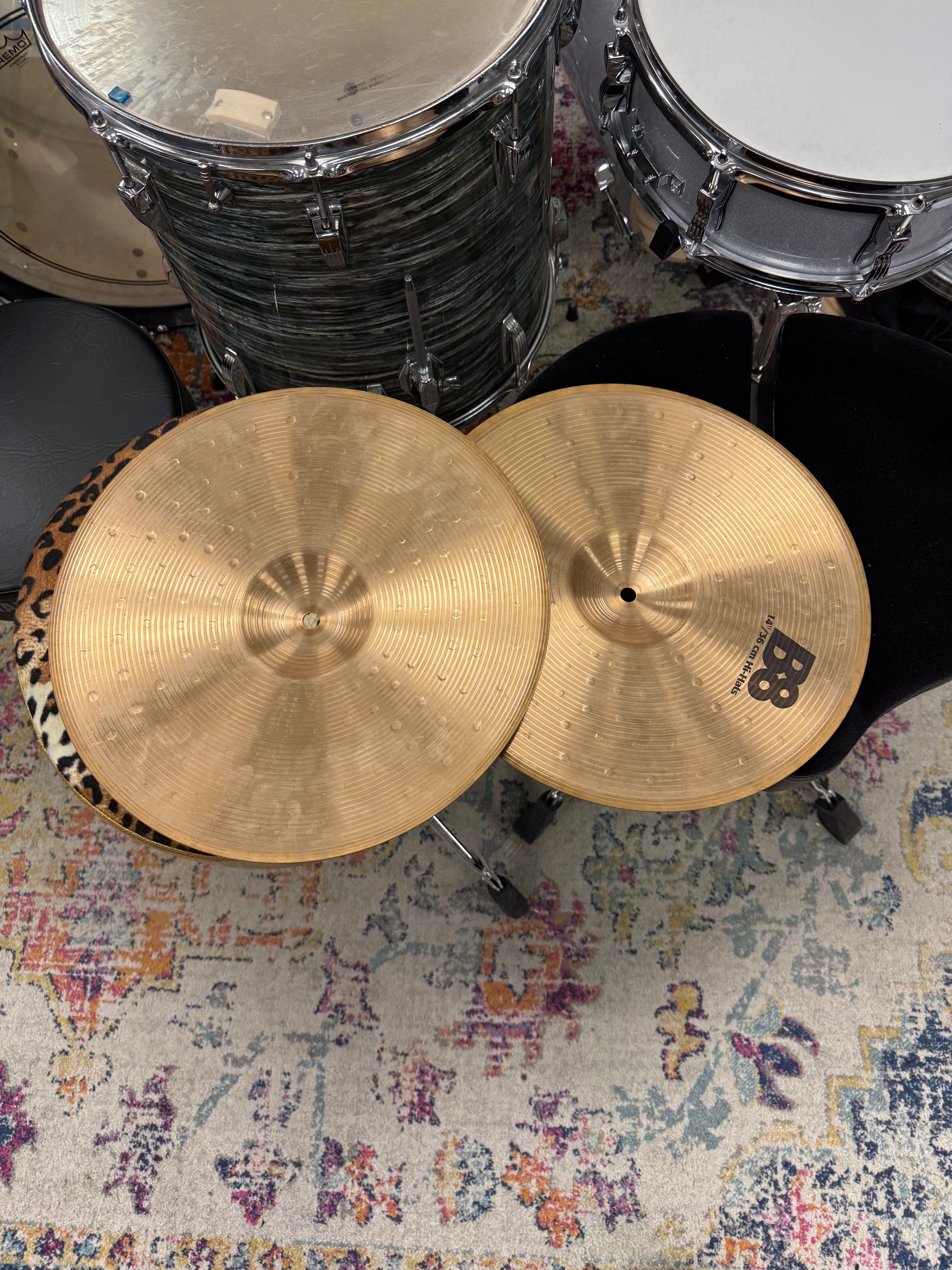 Sabian 14" B8 hi-hat cymbals