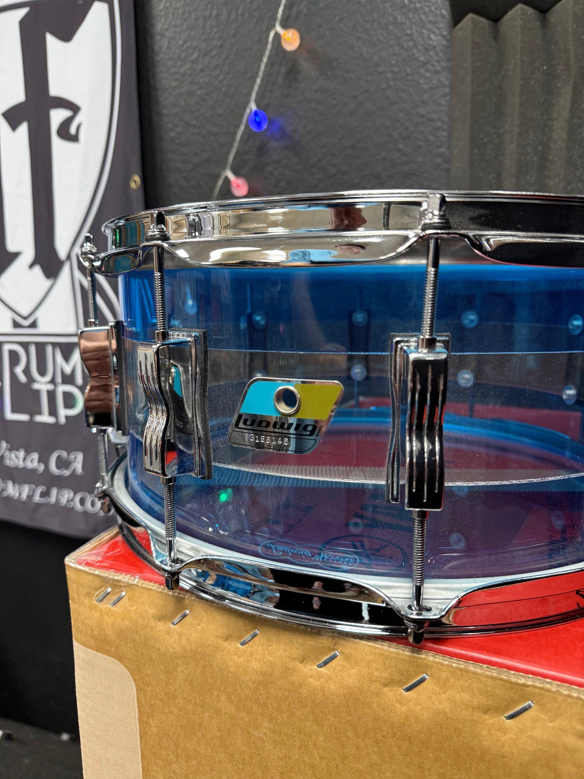 Ludwig Vistalite 50th Anniversary Snare