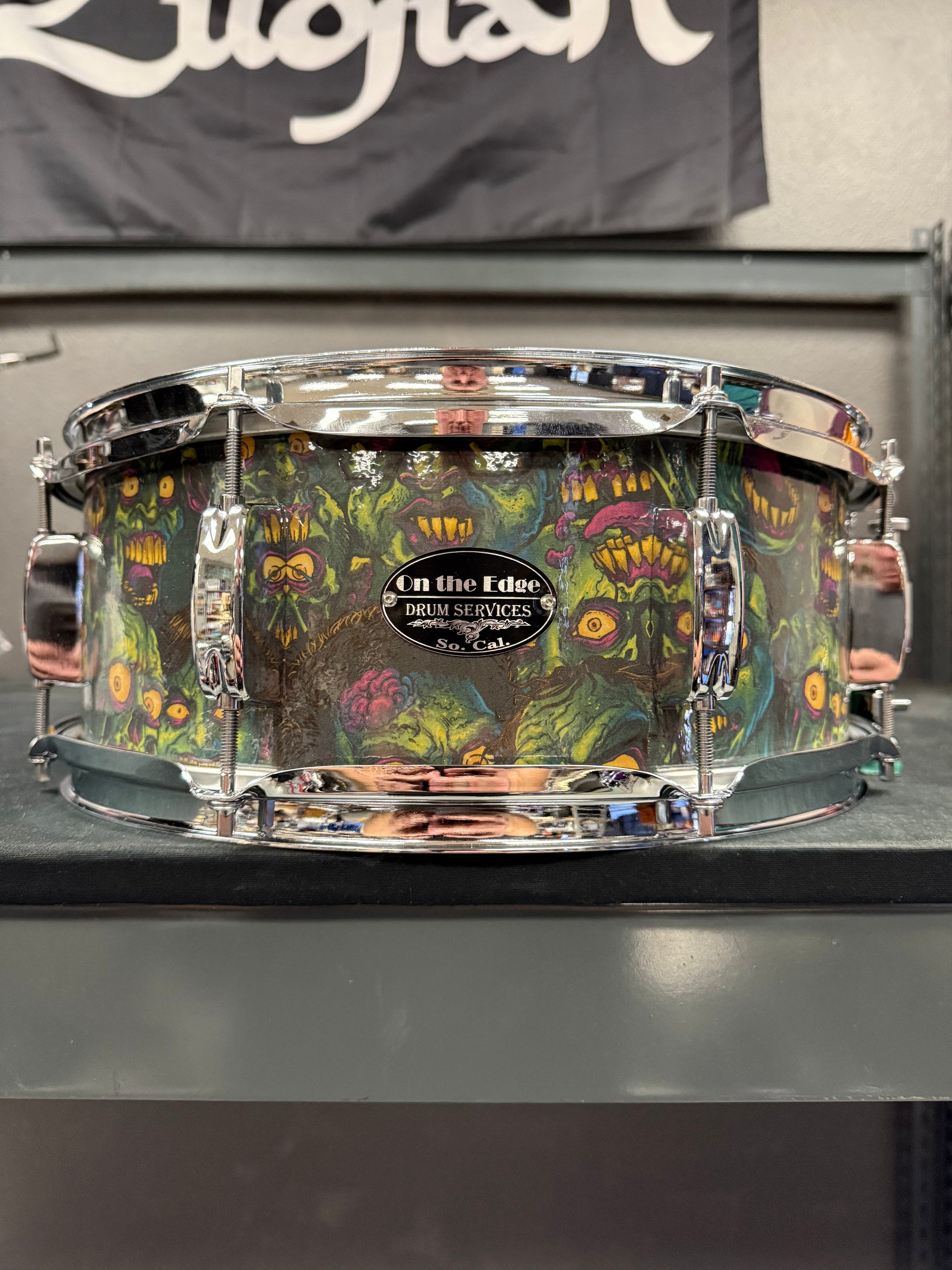 On The Edge 14x5.5 Zombie Snare Drum