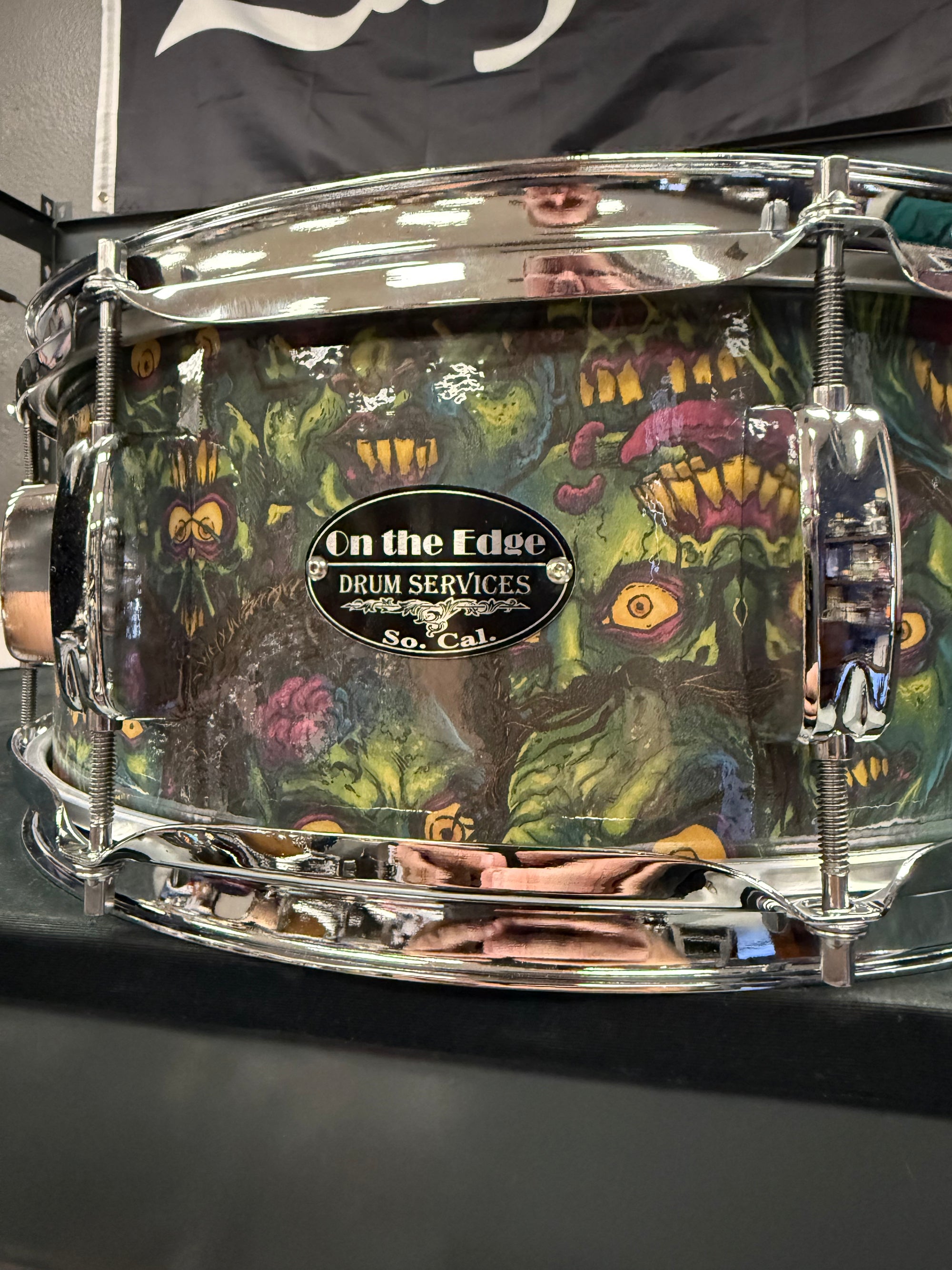 On The Edge 14x5.5 Zombie Snare Drum