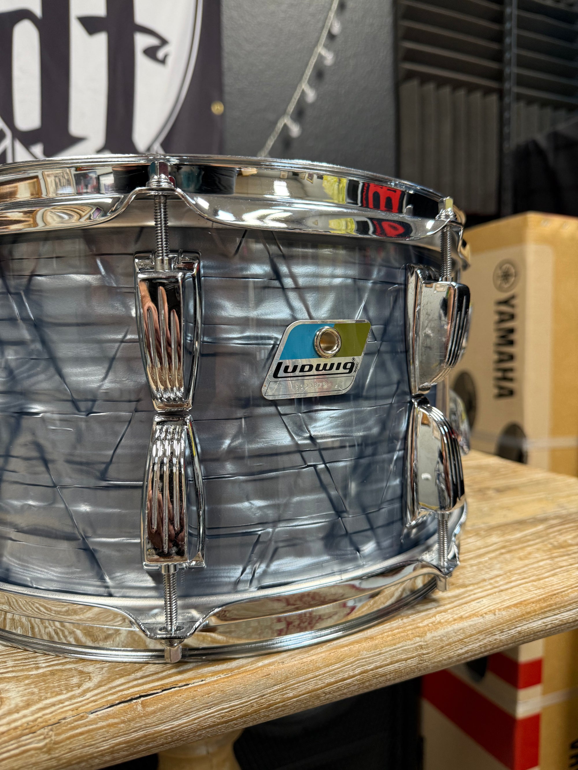 Ludwig Sky Pearl Snare updated by On the Edge Drum Services