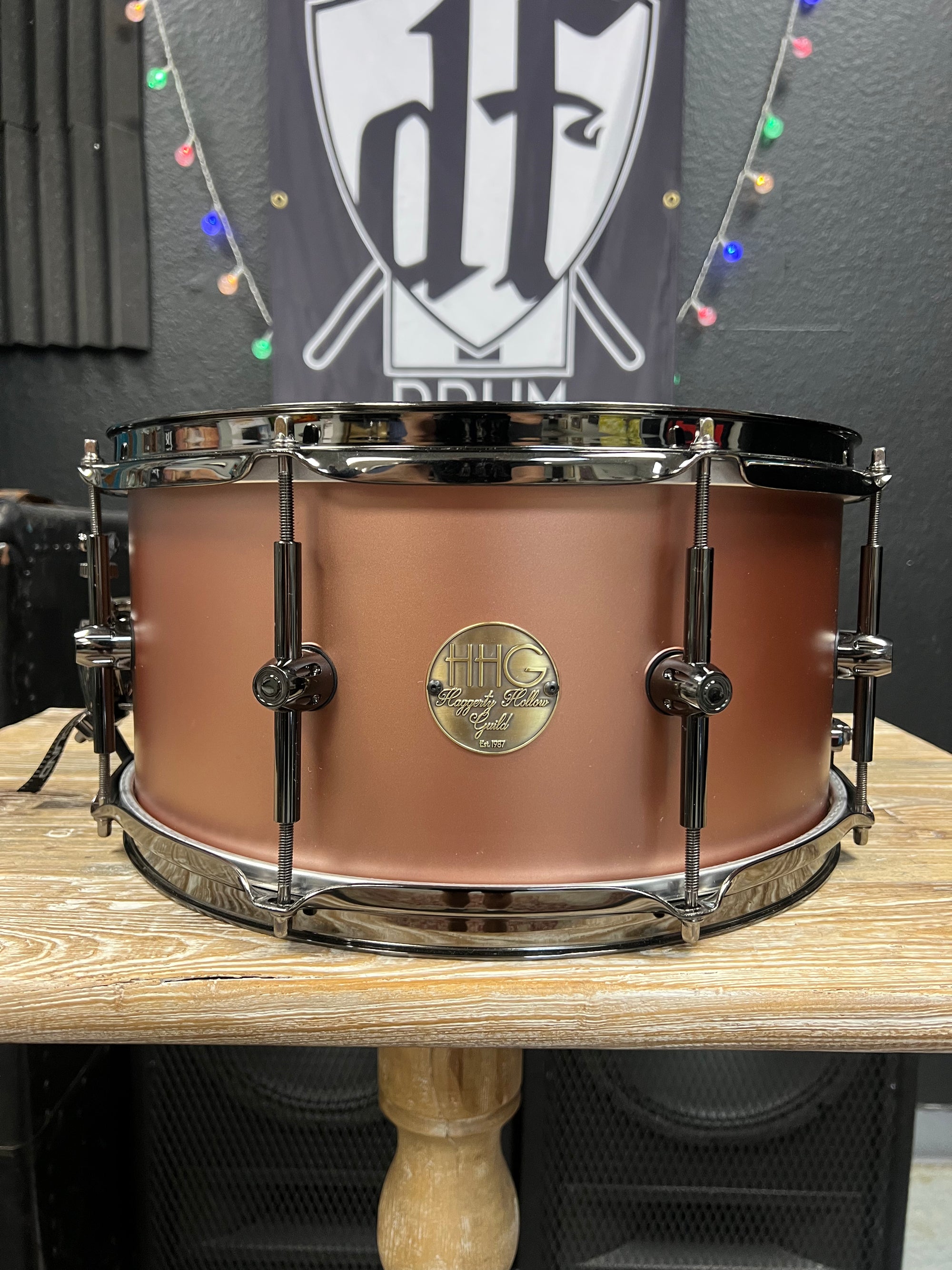 HHG Rose Gold Snare Drum 14x7”