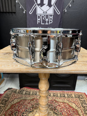 Yamaha Recording Custom Stainless Steel Snare Drum 14x5.5”