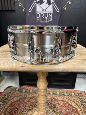 Yamaha Recording Custom Stainless Steel Snare Drum 14x5.5”