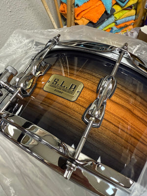 Tama SLP Midnight Zebrawood Burst 14x6.5” Snare drum