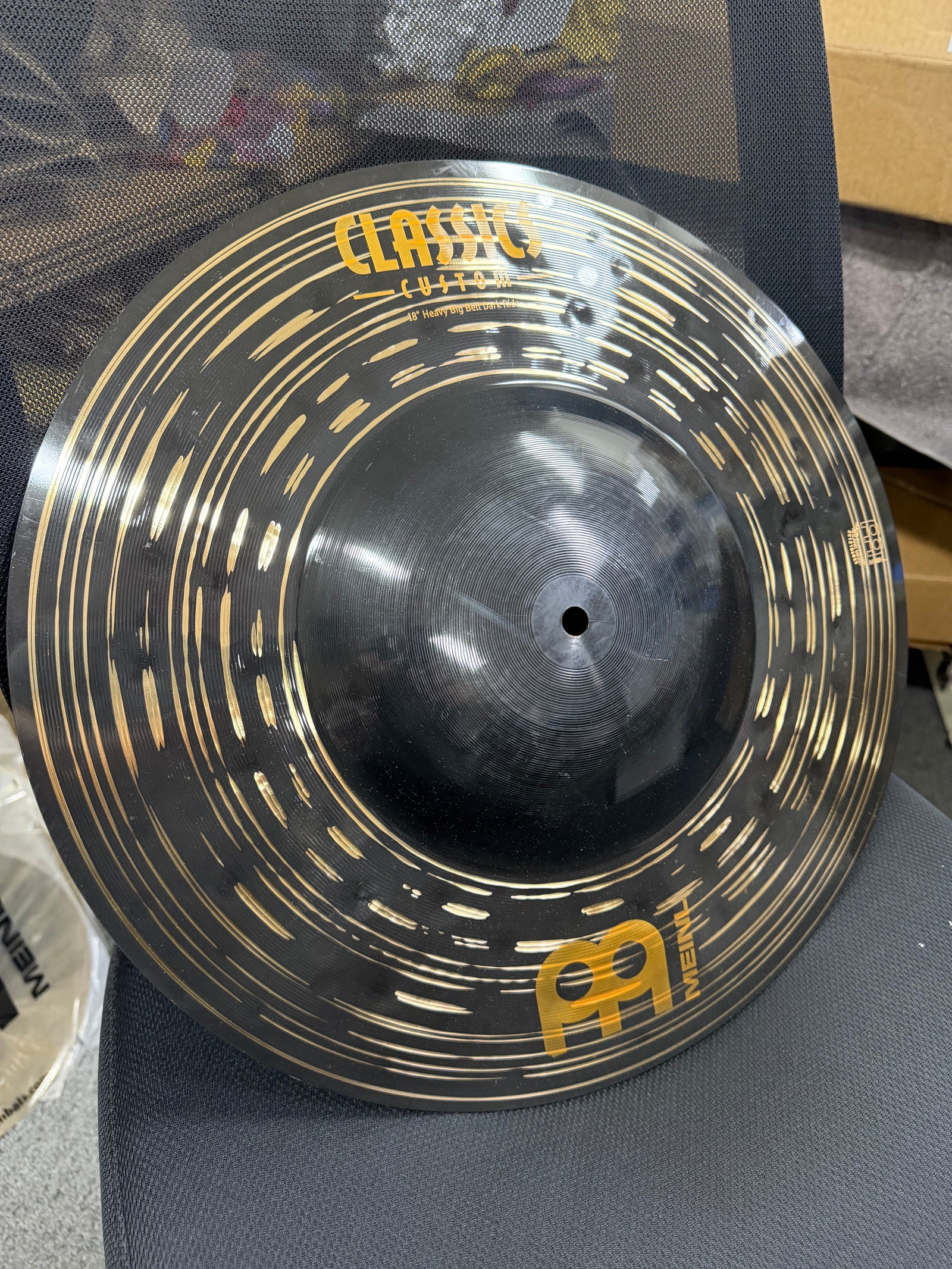 Meinl Classics Custom Dark 18” Heavy Big Bell Dark Ride Cymbal