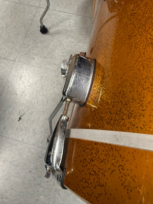 Barton Drum Set 4pc Gold Sparkle