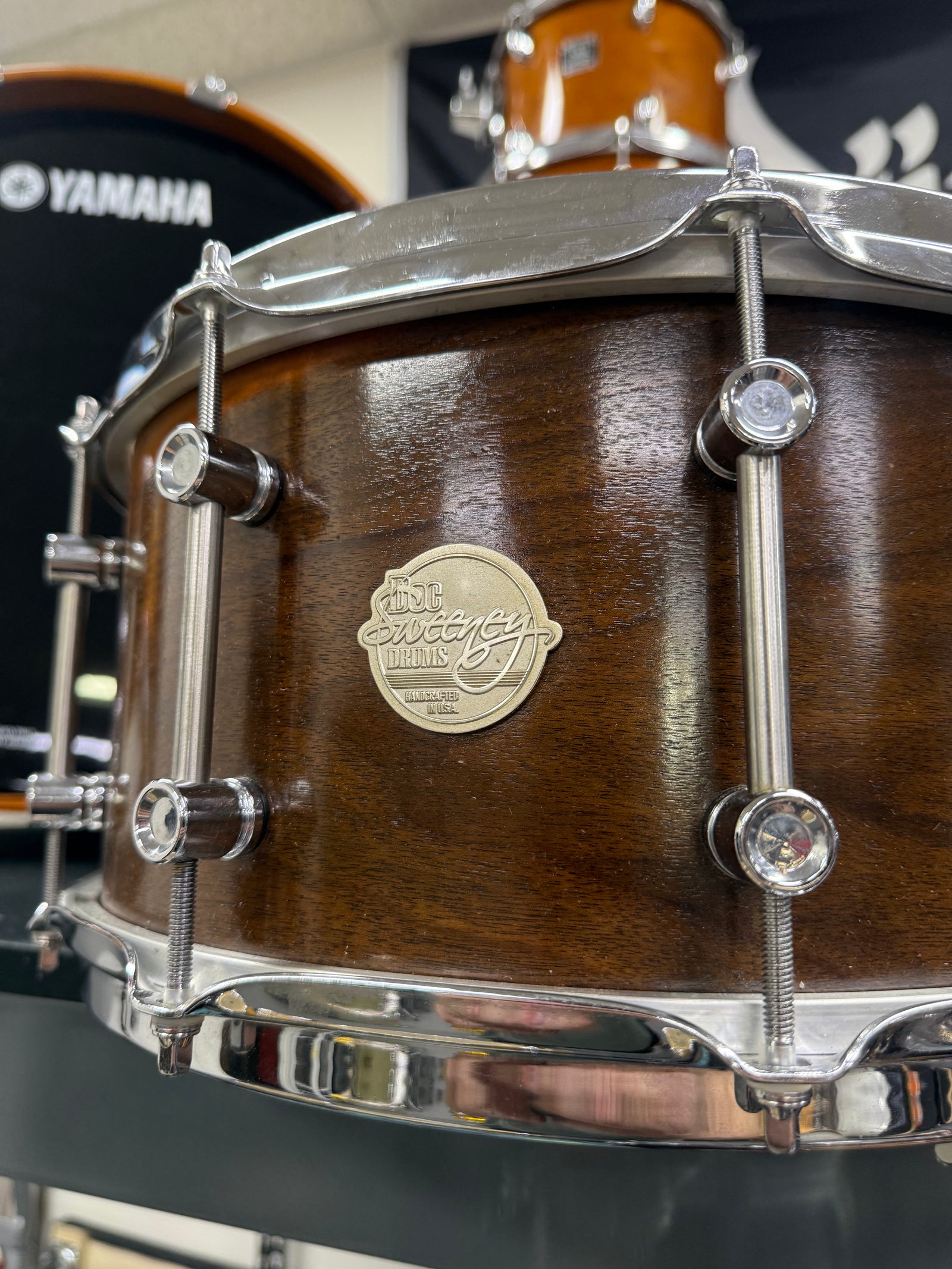 Doc Sweeney 14x7” Steambent Walnut Snare Drum