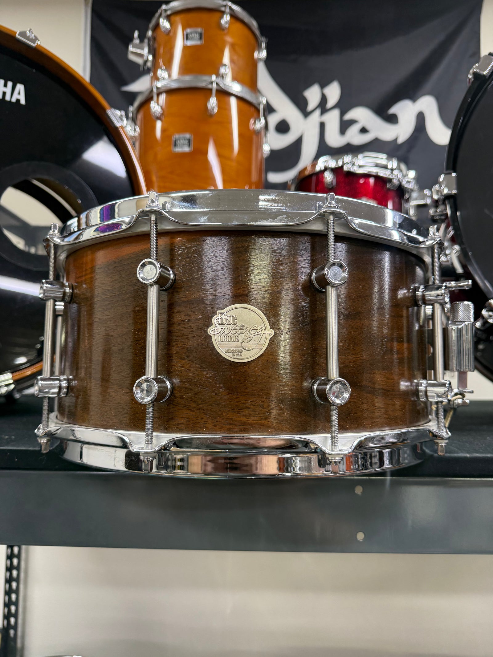 Doc Sweeney 14x7” Steambent Walnut Snare Drum