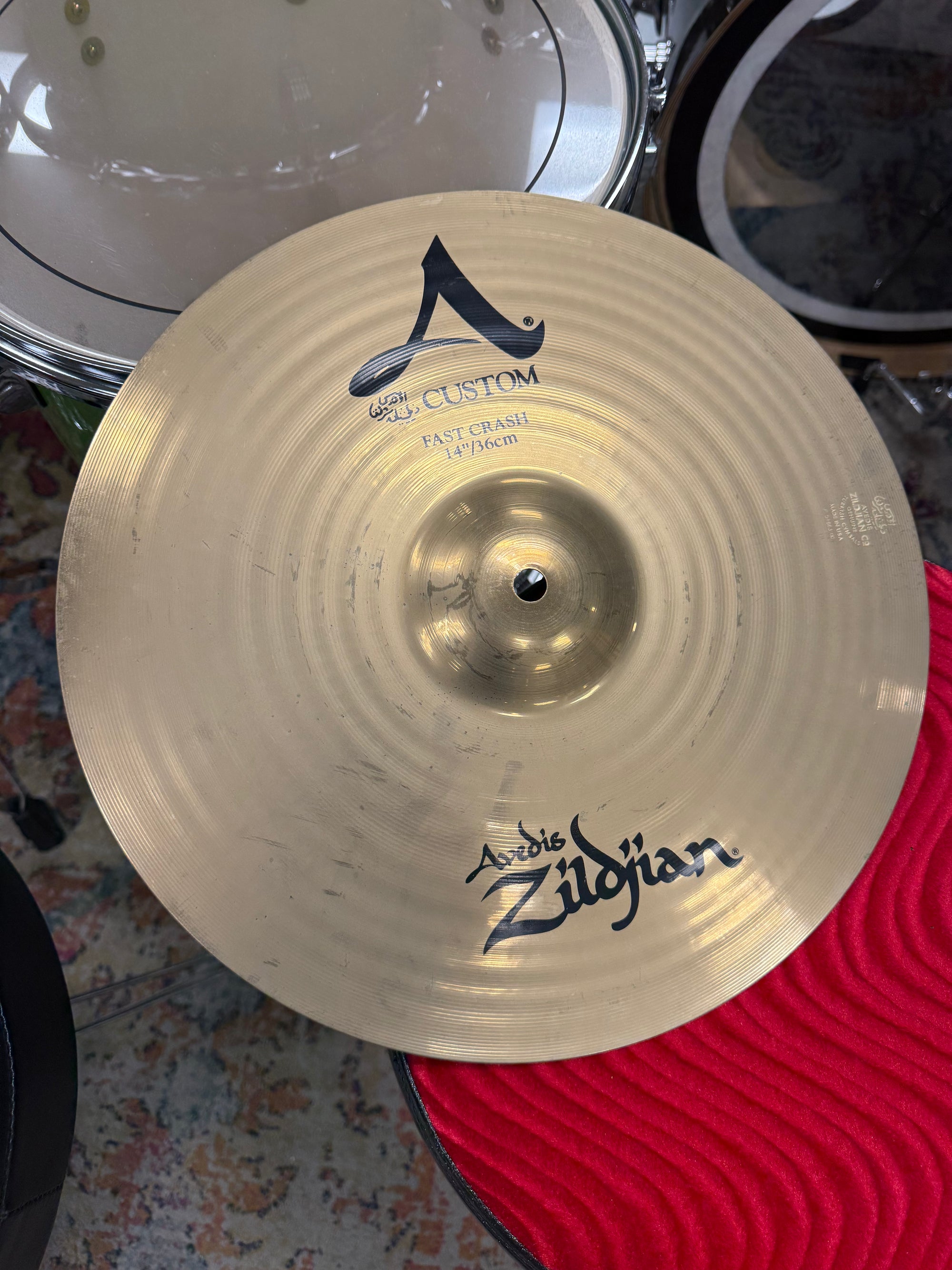 Zildjian 14” A Custom Fast Crash Cymbal