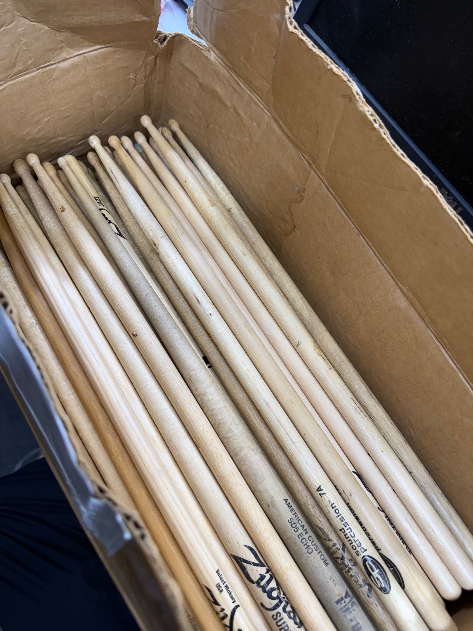 50 Pairs of new/used sticks