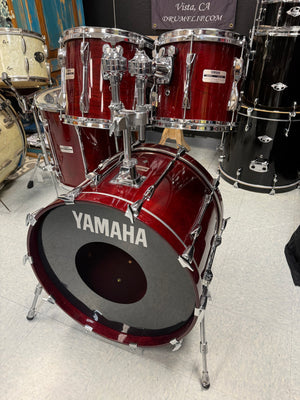 Yamaha Recording Custom 4pc Cherry Drum Set