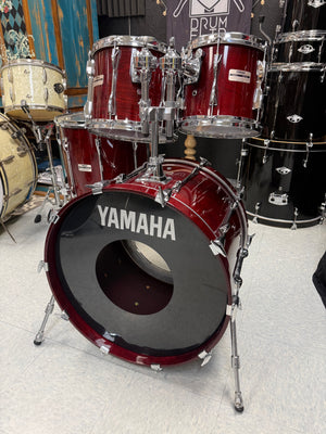 Yamaha Recording Custom 4pc Cherry Drum Set