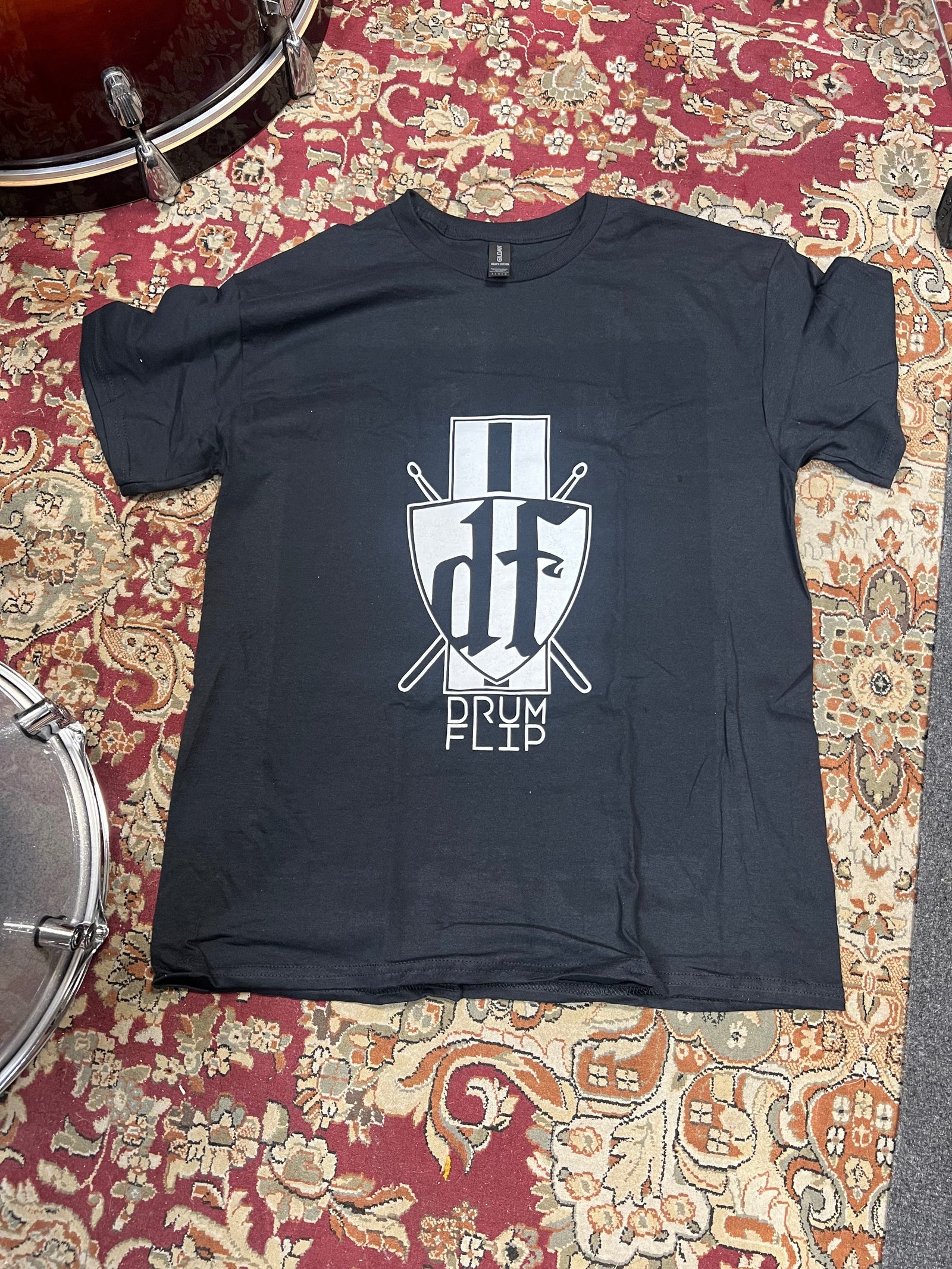 Drum Flip Crest T-Shirt