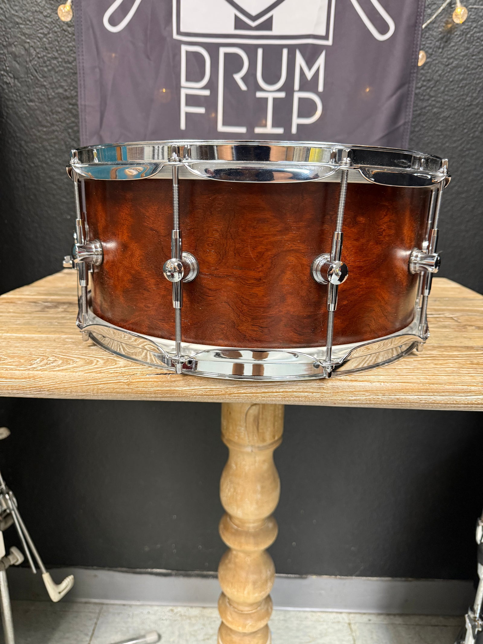 Bubinga Birch 14x6.5” Snare Drum