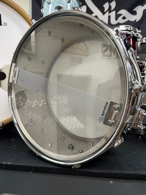 Hammered Steel 14x6.5” Snare Drum