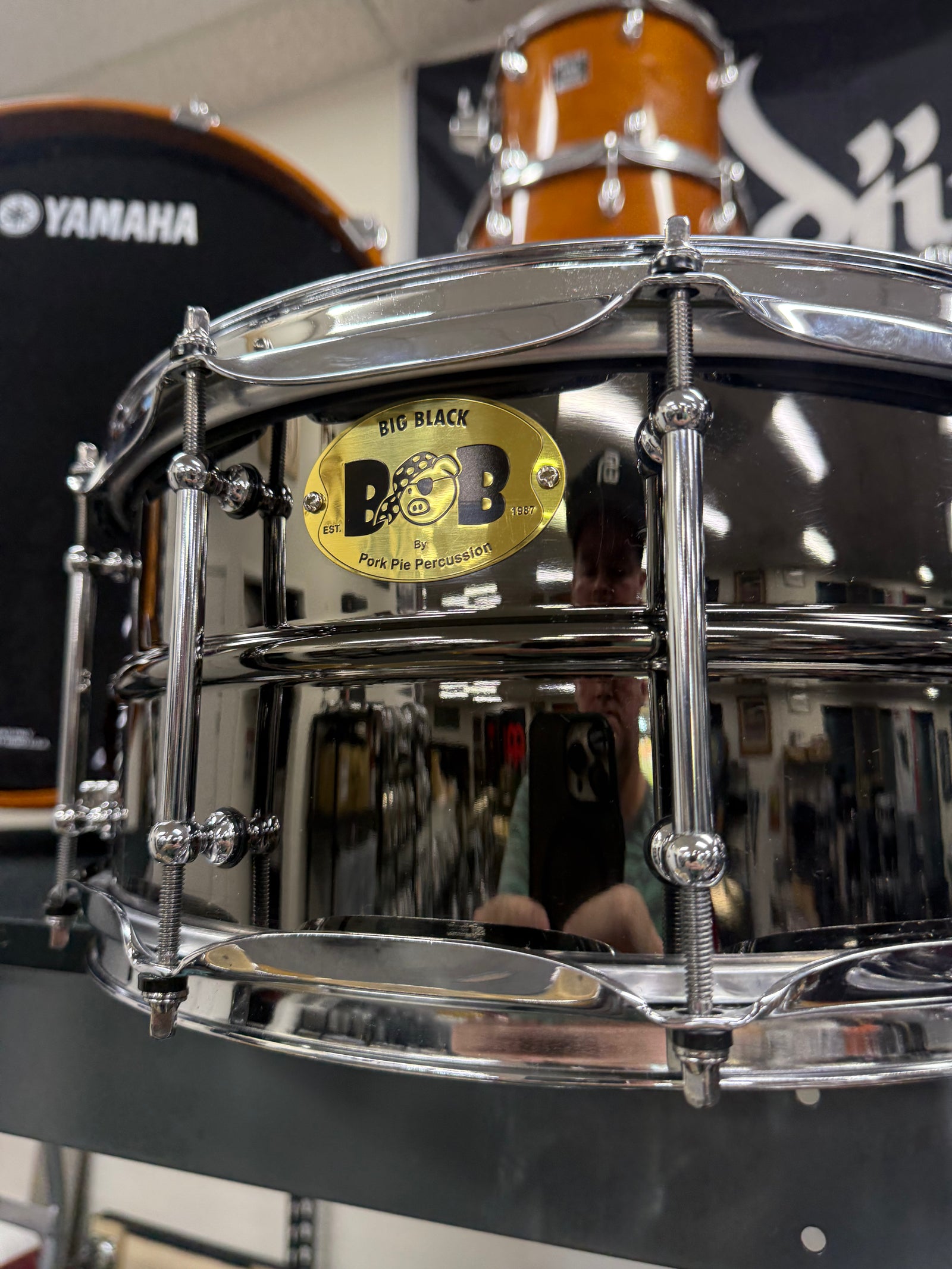 Pork Pie Big Black Bob 14x6.5” Snare Drum