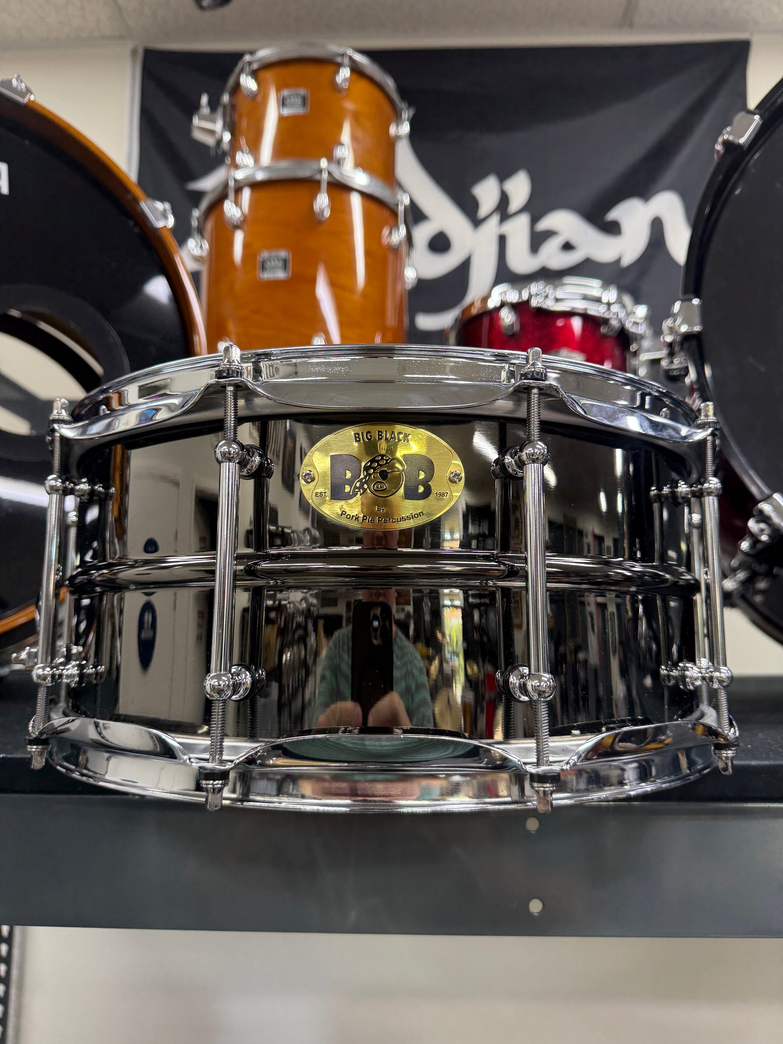 Pork Pie Big Black Bob 14x6.5” Snare Drum