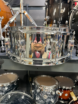 Sunlite 14x5.5 Chrome over steel snare