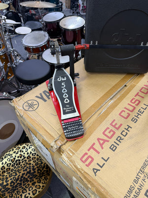 DW 5000 Double bass pedal with case